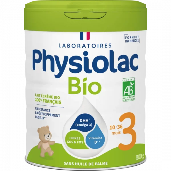 PHYSIOLAC Lait de croissance Bio