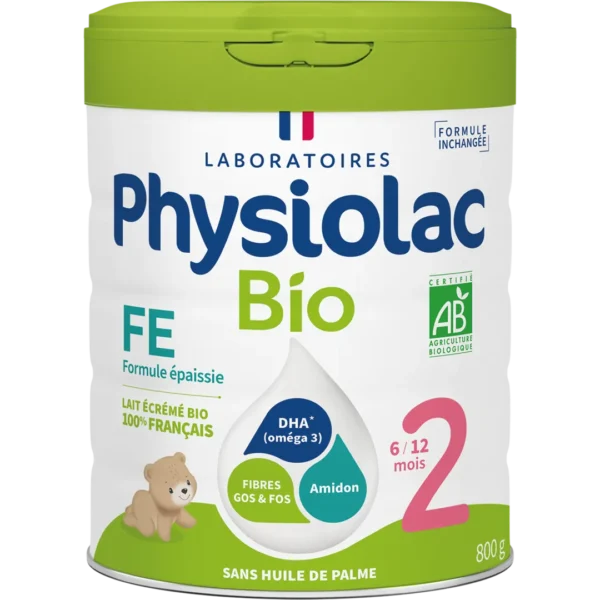 PHYSIOLAC Lait infantile Bio épaissi 2ème âge