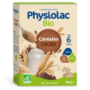 PHYSIOLAC Céréales Bébé Cacao Bio